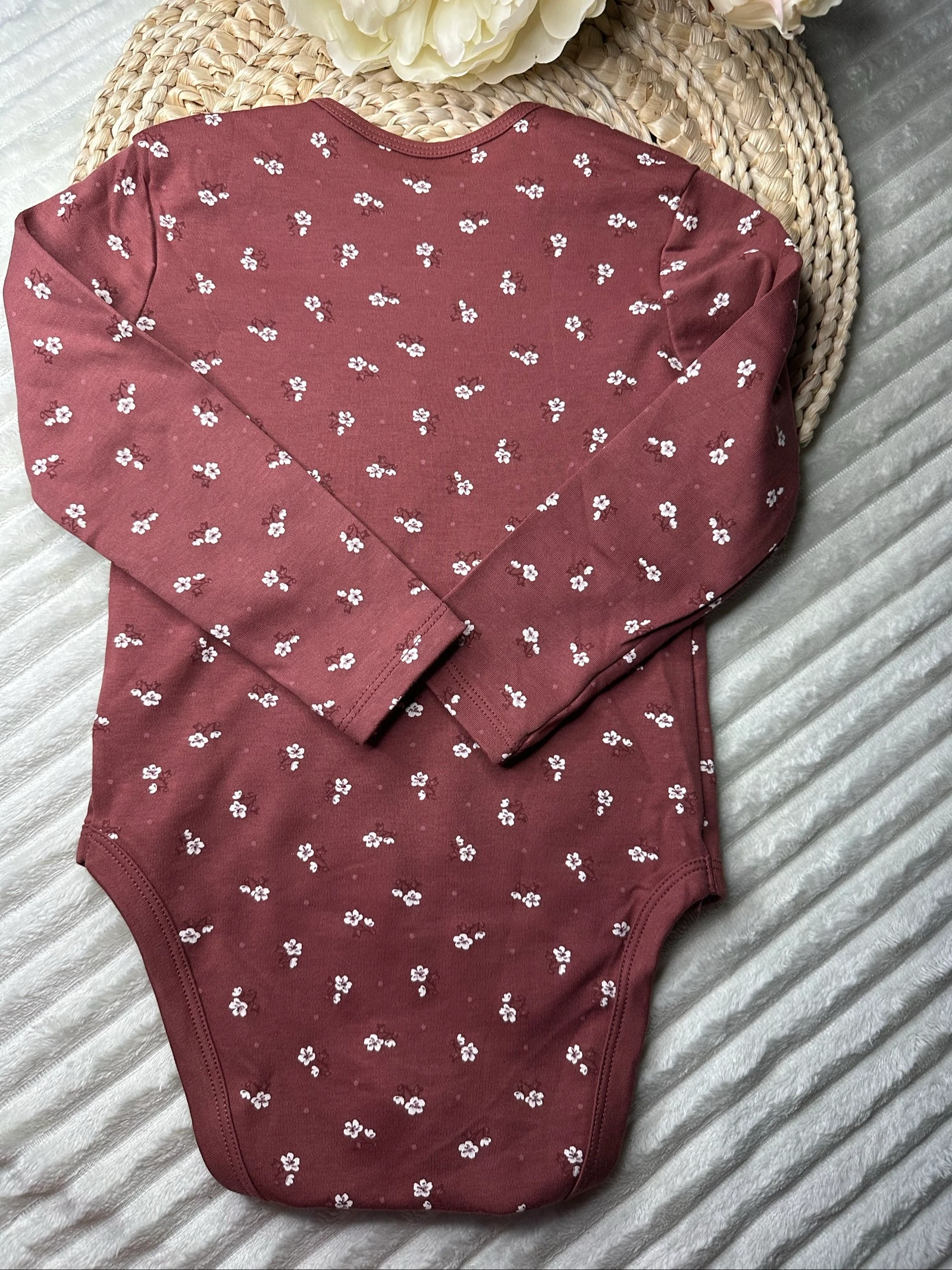 Body 24-36 maanden lange mouwen C&A roze met bloemen – photo 5